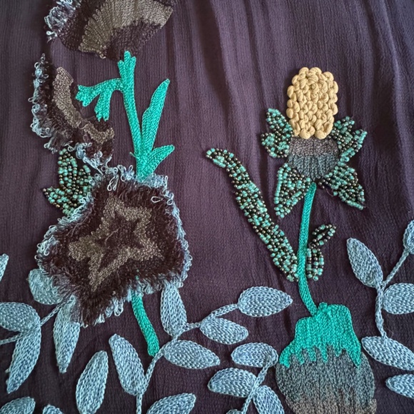 Anthropologie Not So Serious by Pallavi Mohan Woodvine dress size small - Picture 9 of 13